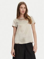 MAX&Co. Bluzka 2516111063200 Beżowy Regular Fit. Brązowe bluzki damskie MAX&Co., bez wzorów, z jedwabiu, bez ramiączek. Za 459.99 zł.