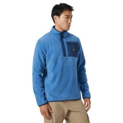 Bluza polarowa męska Helly Hansen Maridalen Fleece. Niebieskie bluzy bez kaptura męskie Helly Hansen, m, z polaru. Za 179.99 zł.
