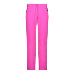 Spodnie narciarskie dla kobiet CMP. Fioletowe spodnie materiałowe damskie CMP, bez wzorów, sportowe. Za 575.55 zł.