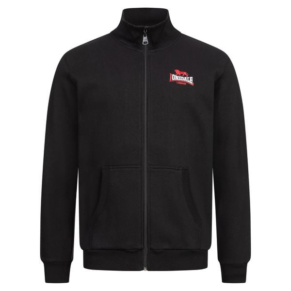 Bluza zapinana na zamek błyskawiczny Lonsdale Cropston. Białe bluzy bez kaptura męskie Lonsdale, m, z bawełny. Za 278.50 zł.