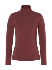 More & More Koszulka w kolorze bordowym rozmiar: 44. Czerwone bluzki damskie MORE & MORE, bez wzorów, bez kołnierzyka, bez ramiączek. Za 126.99 zł.