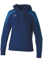 Bluza damska z kapturem Erima Evo Star. Niebieskie bluzy z kapturem damskie Erima, z materiału. Za 239.20 zł.
