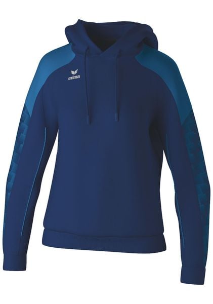 Bluza damska z kapturem Erima Evo Star. Niebieskie bluzy z kapturem damskie Erima, z materiału. Za 238.90 zł.