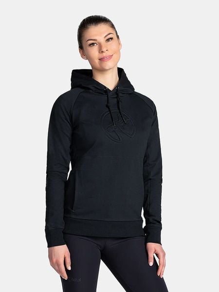 Kilpi Bluza "Sohey" w kolorze czarnym rozmiar: 34. Czarne bluzy z kapturem damskie Kilpi, z bawełny. Za 249.45 zł.
