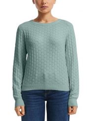 S.Oliver Sweter w kolorze turkusowym rozmiar: L. Niebieskie swetry klasyczne damskie S.Oliver, l, bez kołnierzyka. Za 73.99 zł.