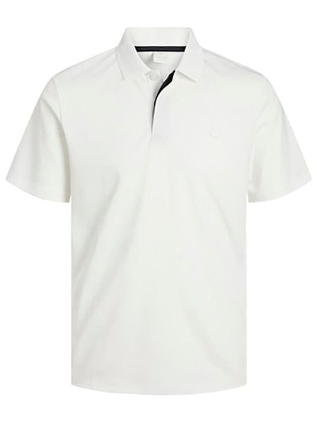 Jack & Jones Koszulka polo w kolorze białym rozmiar: XXL. Białe koszulki polo męskie Jack & Jones, xxl, bez wzorów, bez ramiączek. Za 56.99 zł.