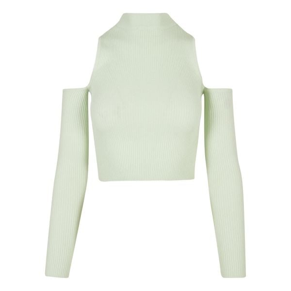 Damska koszulka z długim rękawem w prążki Koszulka Urban Classics. Szare t-shirty damskie Urban Classics, bez wzorów, bez kołnierzyka. Za 183.50 zł.