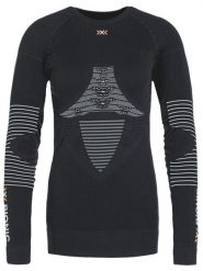X-Bionic Bielizna termoaktywna górna Energizer 4.0 NGYT06W19W Czarny Slim Fit. Czarna bielizna termoaktywna damska X BIONIC, s, bez wzorów, z syntetyku. Za 449.99 zł.