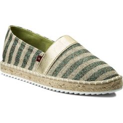 Espadryle BIG STAR - AA274188 Khaki. Zielone espadryle damskie Big Star, bez wzorów, z materiału, bez obcasa, na płaskiej podeszwie. W wyprzedaży za 79.00 zł.