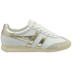 Damskie zamszowe buty sportowe Gola Torpedo Mirror. Białe buty sportowe na co dzień damskie Gola, bez wzorów, z zamszu, tenisowe. Za 470.00 zł.