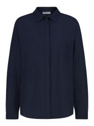 Sublevel Bluzka w kolorze granatowym rozmiar: XXL. Niebieskie bluzki damskie Sublevel, xxl, bez wzorów, bez kołnierzyka, bez ramiączek. Za 74.11 zł.