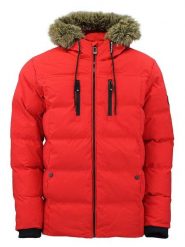 Peak Mountain Kurtka pikowana "Canory" w kolorze czerwonym rozmiar: M. Czerwone kurtki męskie Peak Mountain, m, bez wzorów, bez kaptura. Za 271.03 zł.