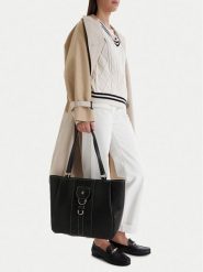 Beverly Hills Polo Club Torebka CEO-BHPC-C-025-09 Czarny. Czarne torebki klasyczne damskie Beverly Hills Polo Club, bez wzorów, z materiału, bez dodatków. Za 229.99 zł.