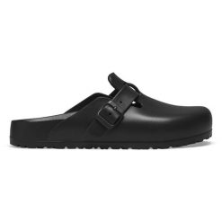 Klapki Birkenstock Boston Eva M 1002314 czarne. Czarne klapki i japonki męskie z tworzywa sztucznego. Za 465.72 zł.
