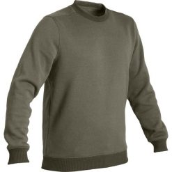 Sweter outdoor Solognac 100. Brązowe swetry męskie SOLOGNAC, l, bez wzorów, z elastanu, bez kołnierzyka. W wyprzedaży za 39.99 zł.