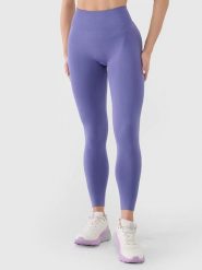 4F Legginsy funkcyjne w kolorze fioletowym rozmiar: XS/S. Różowe legginsy damskie 4f, s, bez wzorów, z materiału. Za 64.95 zł.