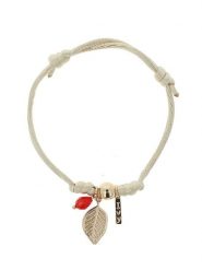 Ivy Bransoletka z elementami ozdobnymi rozmiar: onesize. Brązowe bransoletki damskie ivy, z mosiądzu. Za 65.23 zł.