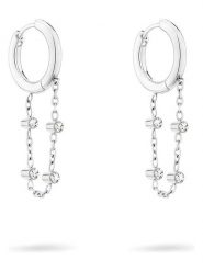 Tamaris Kolczyki-kreole ze szkłem rozmiar: onesize. Szare kolczyki damskie Tamaris, szklane. Za 126.15 zł.