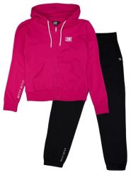 Bluza z kaptur na co dzień na siłownię. Czerwone bluzy z kapturem damskie LEONE 1947 APPAREL, z dresówki. Za 105.21 zł.