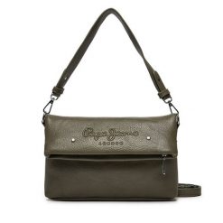 Torebka Pepe Jeans. Brązowe torebki klasyczne damskie Pepe Jeans, bez wzorów, z jeansu, bez dodatków. Za 169.99 zł.