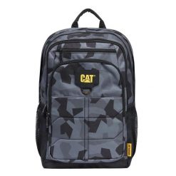 Plecak Bennett Caterpillar MILLENNIAL CLASSIC Black/Grey Fractal Camo. Czarne plecaki damskie CATerpillar, bez wzorów, sportowe. Za 209.00 zł.