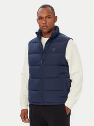 Guess Bezrękawnik Z5YL08 WGTN0 Niebieski Regular Fit. Niebieskie kamizelki męskie Guess, l, z syntetyku. Za 474.99 zł.
