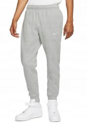 Spodnie sportowe męskie Nike Club Flc Tpr Cff Ptswsh. Szare spodnie sportowe męskie Nike, z dresówki. Za 302.00 zł.