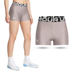 Krótkie legginsy treningowe damskie UNDER ARMOUR szybkoschnące kolarki. Niebieskie legginsy damskie Under Armour, m, bez wzorów. Za 91.99 zł.
