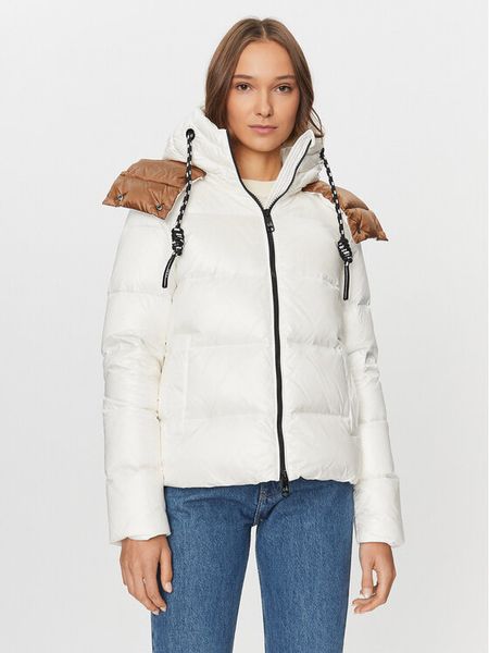 Deha Kurtka puchowa D93582 Écru Regular Fit. Kurtki damskie Deha, m, bez wzorów, z puchu, bez kaptura. Za 1,009.00 zł.