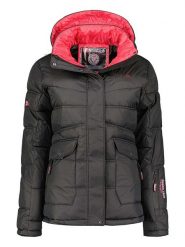 Geographical Norway Kurtka pikowana "Bonixe" w kolorze czarnym rozmiar: XXL. Czarne kurtki damskie Geographical Norway, xxl, bez wzorów, bez kaptura. Za 225.57 zł.