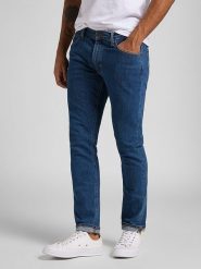 Lee Dżinsy "Luke" - Slim fit - w kolorze granatowym rozmiar: W31/L34. Niebieskie jeansy męskie Lee. Za 171.28 zł.