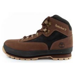 Buty Timberland Euro Hiker TB0A5ZJ5968 brązowe. Brązowe buty trekkingowe męskie na zimę, ze skóry, bez zapięcia, trekkingowe. Za 733.19 zł.