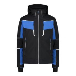 Kurtka narciarska softshell CMP. Czarne kurtki narciarskie i snowboardowe damskie CMP, m, bez wzorów, z softshellu, bez kaptura, narciarskie. W wyprzedaży za 733.50 zł.