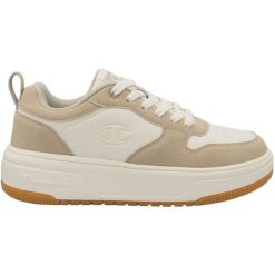 Buty Champion RD18 Lite Low Cut S11724 WW005 beżowy. Brązowe buty sportowe na co dzień damskie bez wzorów, z gumy. Za 312.54 zł.