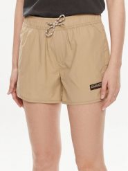 Napapijri Szorty sportowe N-Boyd NP0A4HNN Beżowy Regular Fit. Brązowe spodenki sportowe damskie Napapijri, xs, z syntetyku. Za 169.99 zł.