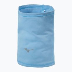 Komin Mizuno Warmalite Triwarmer. Niebieskie szaliki i kominy damskie Mizuno, bez wzorów, z elastanu. Za 45.99 zł.