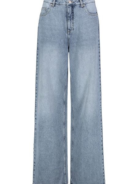 Sublevel Dżinsy - Comfort fit - w kolorze błękitnym rozmiar: L. Niebieskie jeansy damskie Sublevel, z podwyższonym stanem. Za 143.56 zł.