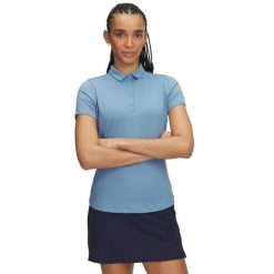 Damska koszulka polo Under Armour Playoff. Białe bluzki sportowe damskie Under Armour, s, z materiału, bez kołnierzyka, bez ramiączek. Za 295.48 zł.