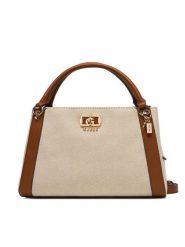 Guess Torebka Karnilla HWAG97 19070 Beżowy. Brązowe torebki klasyczne damskie Guess, z aplikacjami, z materiału, bez dodatków. Za 679.99 zł.