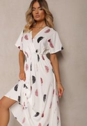 Biała Sukienka Namsilone. Białe sukienki damskie Renee, l, bez wzorów, eleganckie, bez kołnierzyka, bez ramiączek, mini. W wyprzedaży za 63.99 zł.