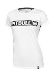 Koszulka damska Pitbull Hilltop. Czarne t-shirty damskie PITBULL, l, z aplikacjami, z bawełny, bez kołnierzyka. Za 66.99 zł.