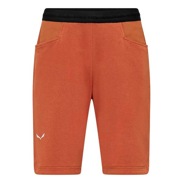 Szorty z konopi Salewa Agner. Brązowe szorty męskie Salewa, bez wzorów, klasyczne. Za 351.50 zł.