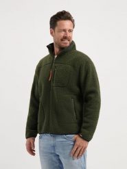 TRAVELIN' Kurtka polarowa w kolorze khaki rozmiar: XL. Brązowe kurtki męskie Travelin', xl, bez wzorów, z polaru, bez kaptura. Za 196.24 zł.