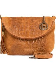 Lia Biassoni Skórzana torebka "Endine" w kolorze brązowym - 22 x 18 x 2 cm rozmiar: onesize. Brązowe torebki klasyczne damskie Lia Biassoni, bez wzorów, z materiału, bez dodatków. Za 193.95 zł.