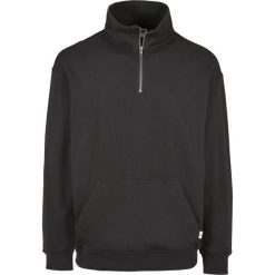 Bluza Urban Classics organic basic troyer. Czarne bluzy bez kaptura męskie Urban Classics, m, z bawełny. Za 236.00 zł.