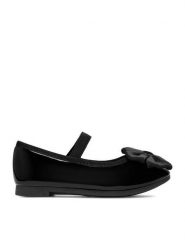 DeeZee Baleriny CEO-CM220831-31DZ(III) Czarny. Czarne baleriny dziewczęce DeeZee, bez wzorów, ze skóry. Za 59.99 zł.