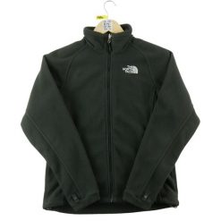 Second life - The North Face kurtka polarowa damska - Stan dobry. Czarne kurtki damskie The North Face, s, bez wzorów, z materiału, bez kaptura. Za 127.76 zł.