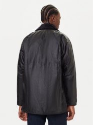 Barbour Kurtka przejściowa MWX0017BK91 Czarny Regular Fit. Czarne kurtki męskie Barbour, m, bez wzorów, z bawełny, bez kaptura. Za 1,569.00 zł.