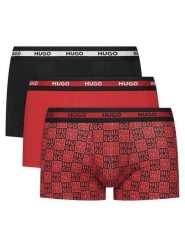 HUGO Komplet bokserek 50545668 Czerwony. Czerwone bokserki męskie Hugo, bez wzorów, z bawełny. Za 209.99 zł.