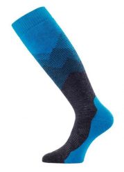 Skarpety narciarskie uniseks Lasting FWM 585 Merino 85%. Niebieskie skarpetki damskie LASTING, bez wzorów, z dzianiny. Za 139.90 zł.